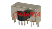 拨动开关厂家SK23E01双固定脚8pin脚位3档位段拨码开关金属咆哮